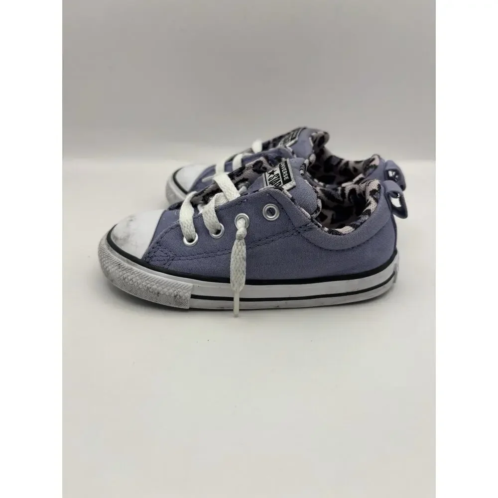 Converse All Star Toddler Purple Sneakers Size 8